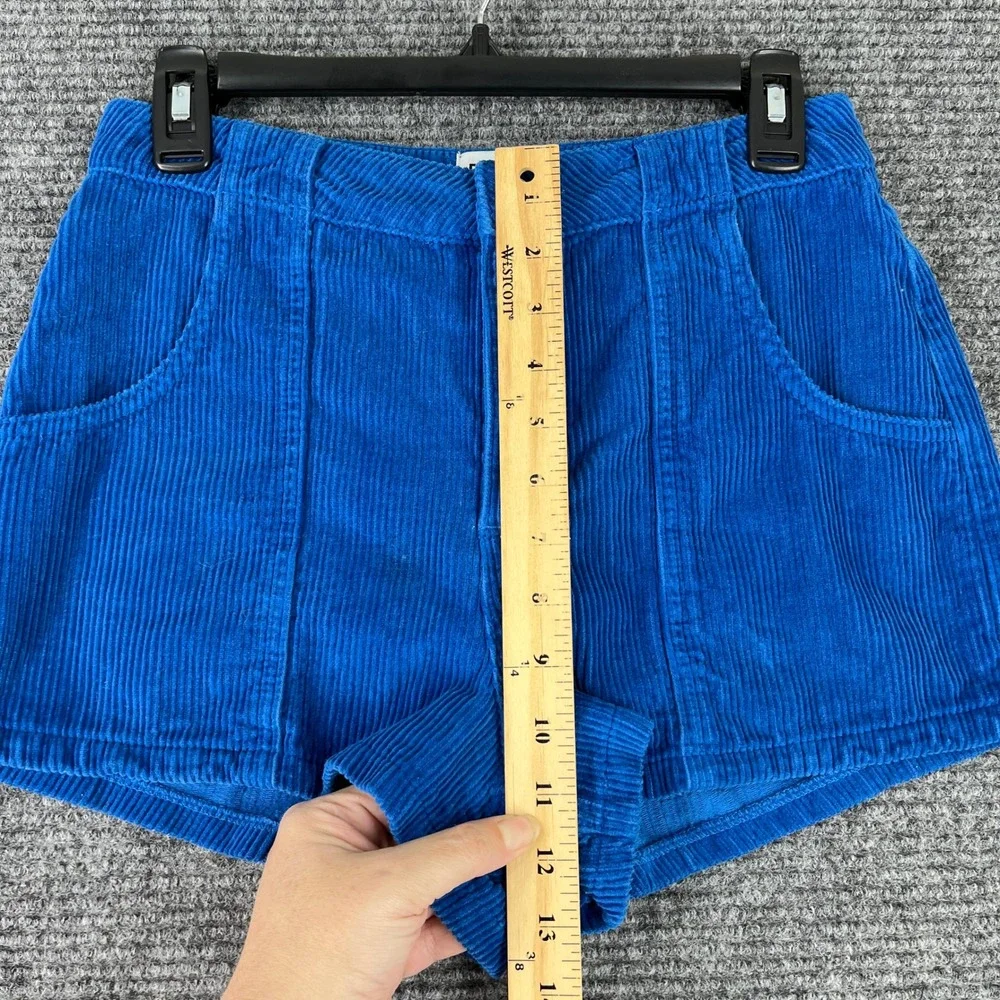 BDG Urban Outfitters Mom Shorts‎ Women S Ribbed High Rise Five Pocket Casual Fit